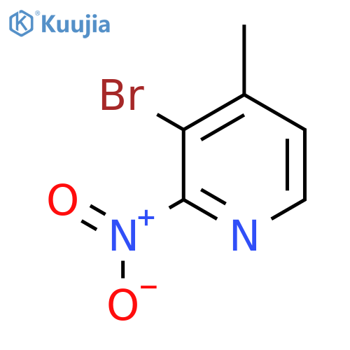 3-Bromo-4-methyl-2-nitropyridine structure