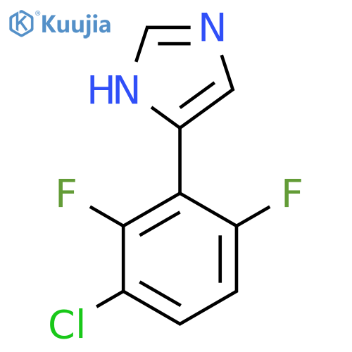 4-(3-chloro-2,6-difluorophenyl)-1H-imidazole structure