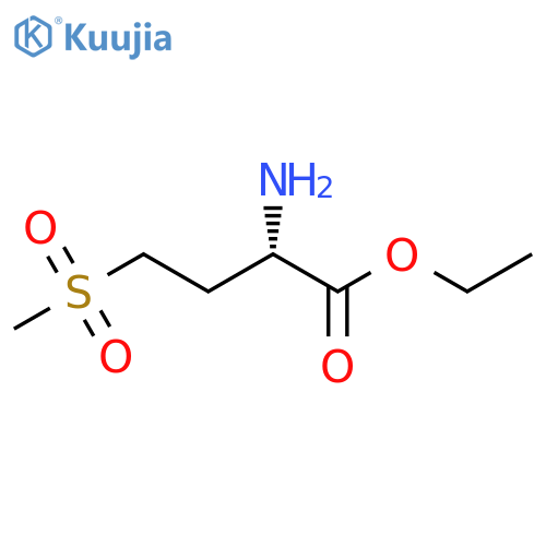 Ethyl (2S)-2-amino-4-methanesulfonylbutanoate structure