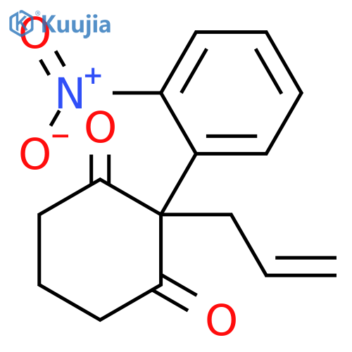 1,3-Cyclohexanedione, 2-(2-nitrophenyl)-2-(2-propenyl)- structure