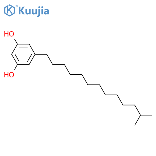 1,3-Benzenediol, 5-(12-methyltridecyl)- structure