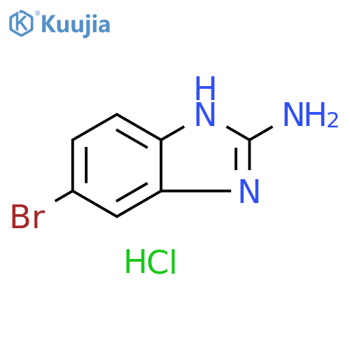 5-Bromo-1H-benzodimidazol-2-amine hydrochloride structure