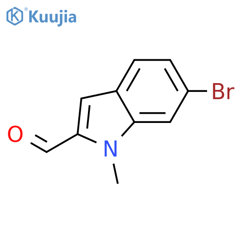 6-bromo-1-methyl-1H-indole-2-carbaldehyde structure