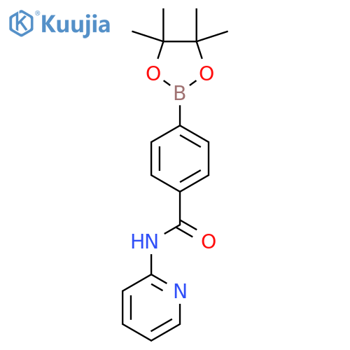 N-(Pyridin-2-yl)-4-(4,4,5,5-tetramethyl-1,3,2-dioxaborolan-2-yl)benzamide structure