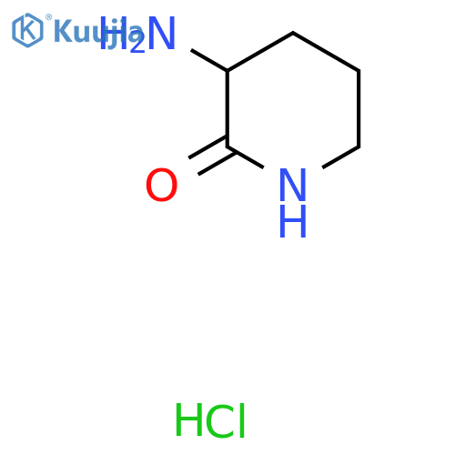 3-Aminopiperidin-2-one hydrochloride structure