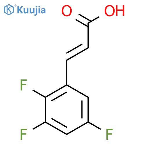 2,3,5-Trifluorocinnamic acid structure