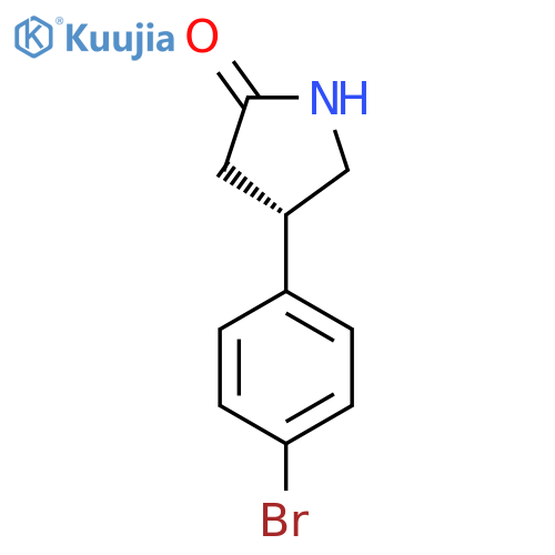 (S)-4-(4-Bromophenyl)pyrrolidin-2-one structure