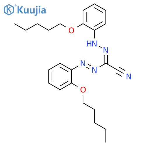 {(E)-[2-(Pentyloxy)phenyl]diazenyl}{2-[2-(pentyloxy)phenyl]hydrazinylidene}acetonitrile structure