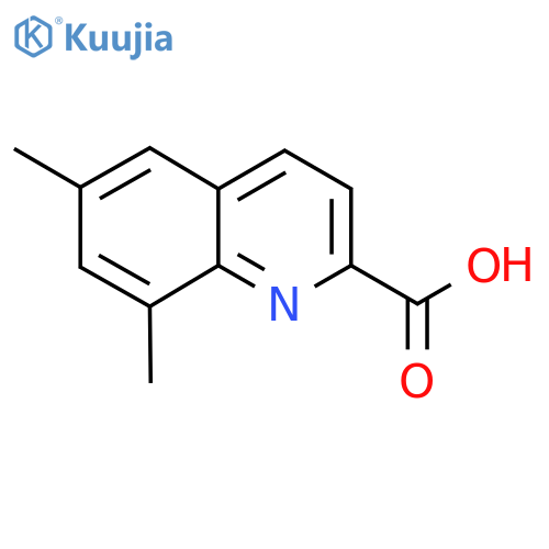 6,8-Dimethylquinoline-2-carboxylic acid structure