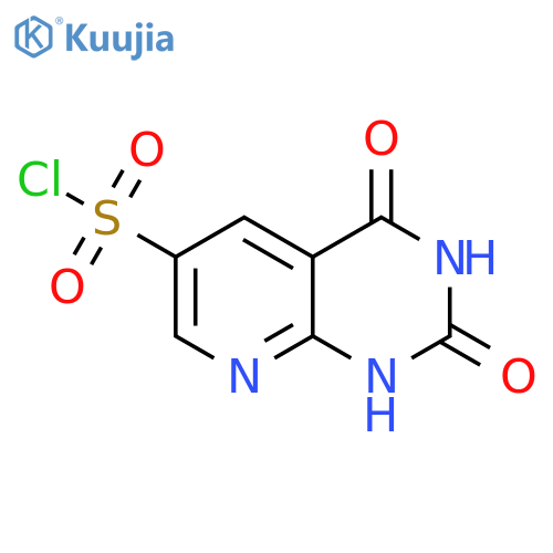 2,4-dioxo-1H,2H,3H,4H-pyrido[2,3-d]pyrimidine-6-sulfonyl chloride structure
