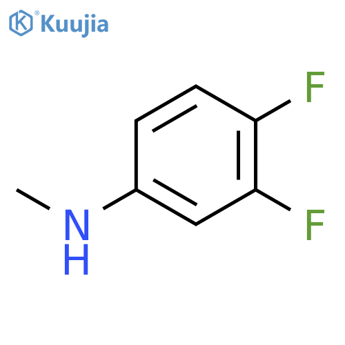 3,4-difluoro-N-methylaniline structure