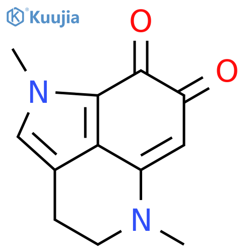 Pyrrolo[4,3,2-de]quinoline-7,8-dione,1,3,4,5-tetrahydro-1,5-dimethyl- structure