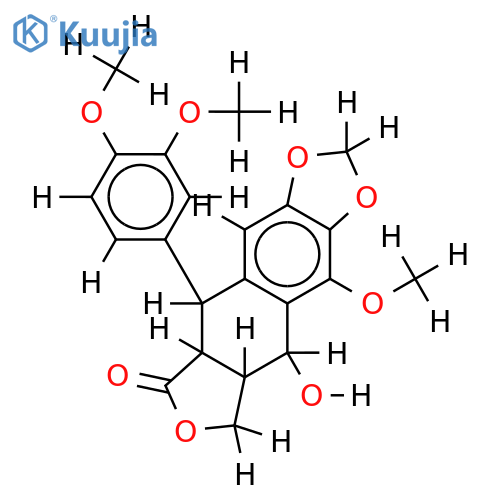 5'-demethoxy-6-methoxypodophyllotoxin structure