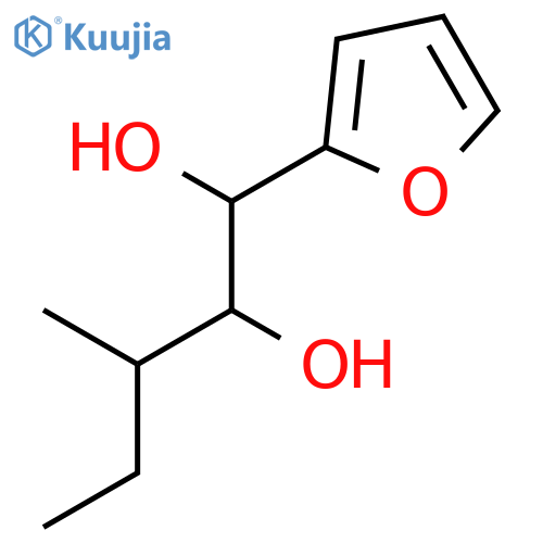 1,2-Pentanediol, 1-(2-furanyl)-3-methyl- structure