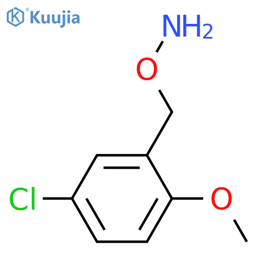 O-(5-chloro-2-methoxyphenyl)methylhydroxylamine structure