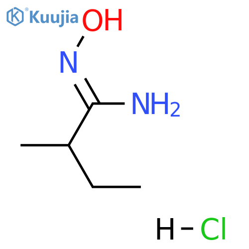 (1Z)-N'-hydroxy-2-methylbutanimidamide hydrochloride structure