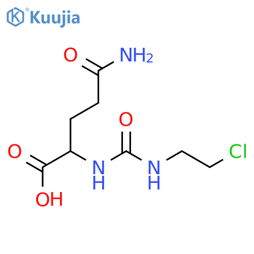 glutaramic acid, 2-[3-(2-chloroethyl)ureido]-, l(-) structure