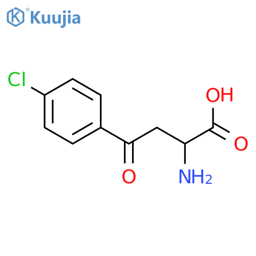 2-amino-4-(4-chlorophenyl)-4-oxobutanoic Acid structure