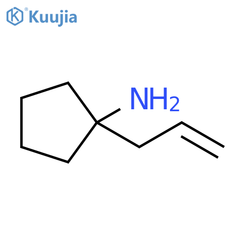 1-(prop-2-en-1-yl)cyclopentan-1-amine structure