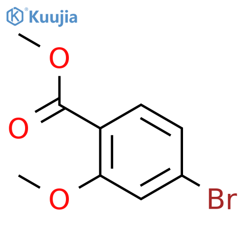 methyl 4-bromo-2-methoxy-benzoate structure