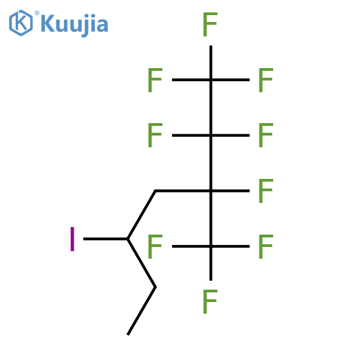 5-Iodo-1,1,1,2,2,3-hexafluoro-3-(trifluoromethyl)heptane structure