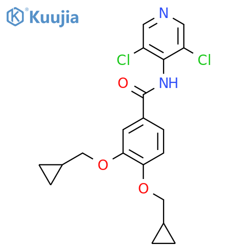 3,4-Di(cyclopropylmethoxy) Roflumilast structure
