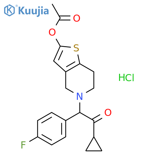 p-Fluoro Prasugrel Hydrochloride structure