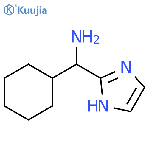1H-Imidazole-2-methanamine, α-cyclohexyl- structure