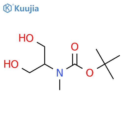 1,1-Dimethylethyl N-[2-hydroxy-1-(hydroxymethyl)ethyl]-N-methylcarbamate structure