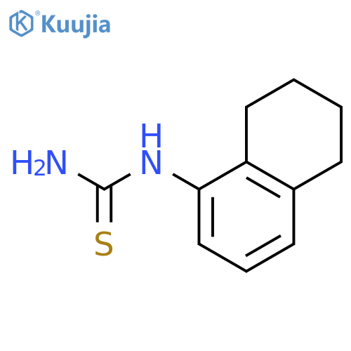 (5,6,7,8-tetrahydronaphthalen-1-yl)thiourea structure