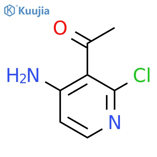 1-(4-Amino-2-chloropyridin-3-YL)ethanone structure