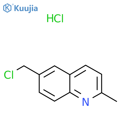 6-(Chloromethyl)-2-methylquinoline hydrochloride structure