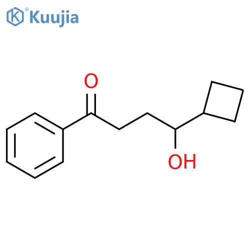 1-Butanone, 4-cyclobutyl-4-hydroxy-1-phenyl- structure