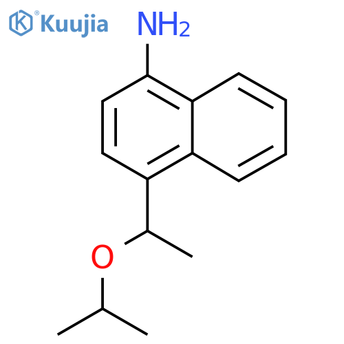 4-(1-Isopropoxyethyl)naphthalen-1-amine structure