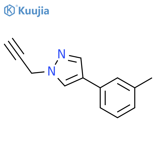 1-Prop-2-ynyl-4-m-tolyl-1H-pyrazole structure