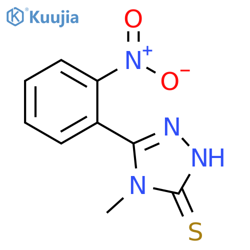 4-Methyl-5-(2-nitro-phenyl)-4H-[1,2,4]triazole-3-thiol structure