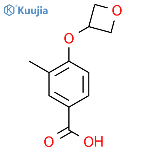 3-Methyl-4-(oxetan-3-yloxy)benzoic acid structure