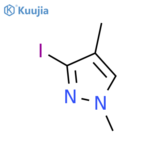 3-Iodo-1,4-dimethyl-1H-pyrazole structure