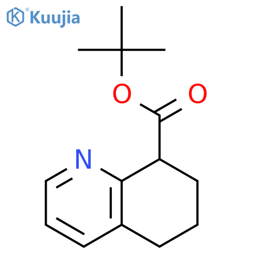 5,6,7,8-tetrahydro-quinoline-8-carboxylic acid tert-butyl ester structure