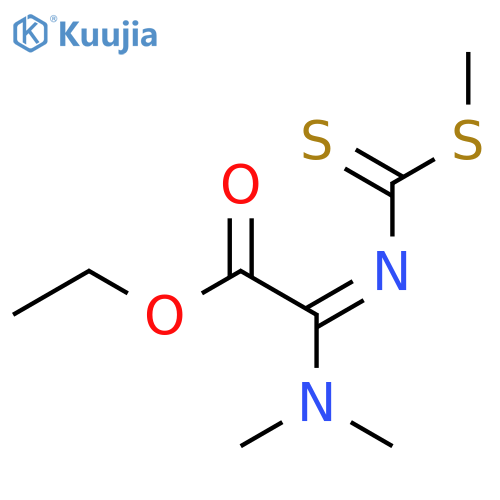 Acetic acid, (dimethylamino)[[(methylthio)thioxomethyl]imino]-, ethyl ester, (E)- (9CI) structure