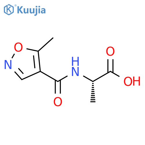 2-(5-methyl-1,2-oxazol-4-yl)formamidopropanoic acid structure