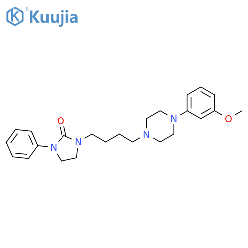 2-Imidazolidinone,1-[4-[4-(3-methoxyphenyl)-1-piperazinyl]butyl]-3-phenyl- structure