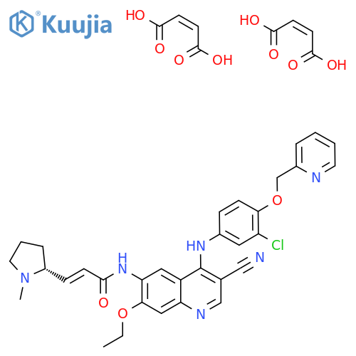 Pyrotinib dimaleate structure