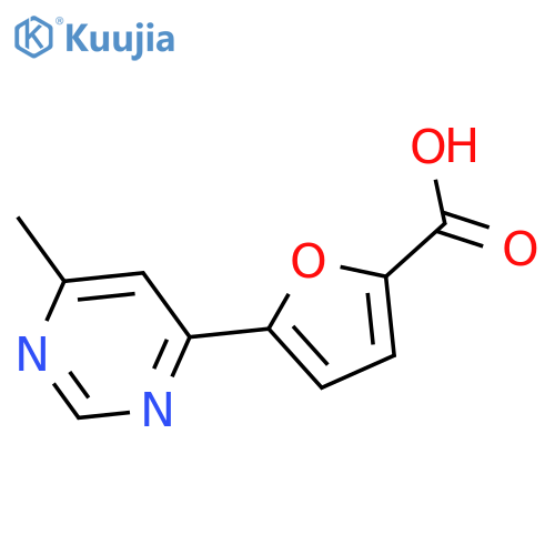 5-(6-Methyl-pyrimidin-4-yl)-furan-2-carboxylic acid structure