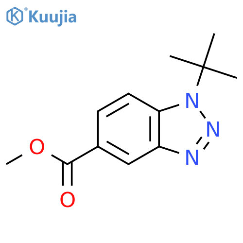 Methyl 1-(tert-Butyl)-1H-benzoD1,2,3triazole-5-carboxylate structure