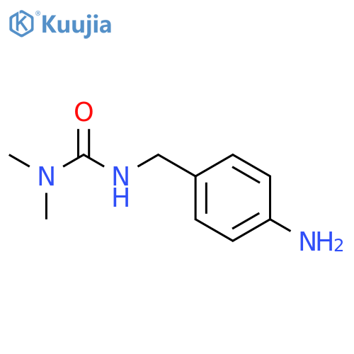 1-(4-aminophenyl)methyl-3,3-dimethylurea structure