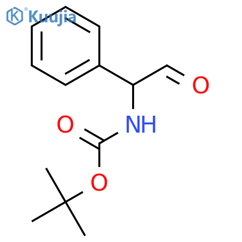 tert-butyl N-(2-oxo-1-phenylethyl)carbamate structure