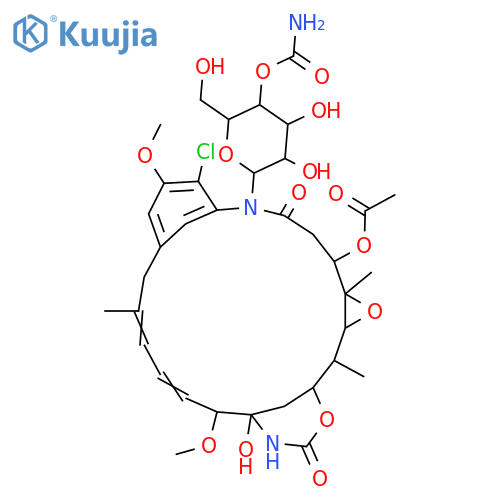 Maytansinol; N-De-Me, 3-Ac, N22-(4-O-carbamoyl-β-D-glucopyranosyl) structure