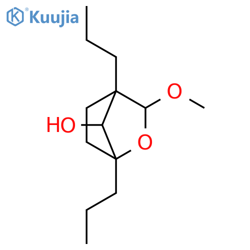 2-Oxabicyclo[2.2.1]heptan-7-ol, 3-methoxy-1,4-dipropyl- structure