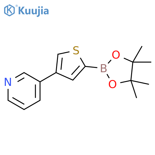 4-(3-Pyridyl)thiophene-2-boronic acid pinacol ester structure